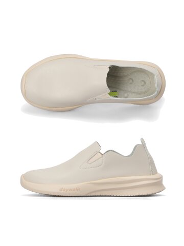 데이워크 발편한 아치깔창 여성 슬립온 벨르 라이트베이지 (DW1004-LBG)