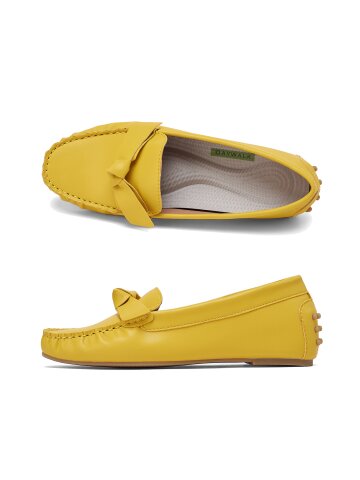 데이워크 발편한 아치깔창 여성 슬립온 봉봉 옐로우 (DW30011-YE)