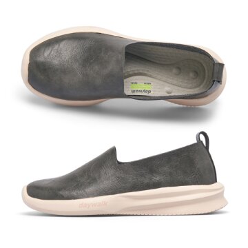 데이워크 발편한 아치깔창 여성 슬립온 패실 그레이 (DW1006-DGYIT)