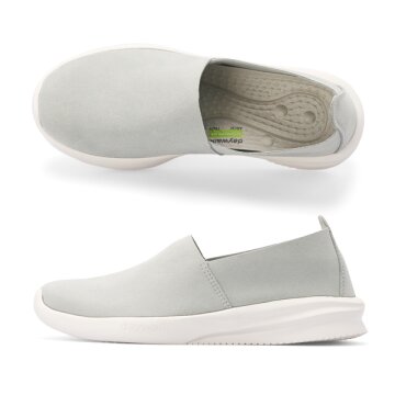 데이워크 발편한 아치깔창 여성 슬립온 클래식 라이트그레이 (DW1007-LGRYS)