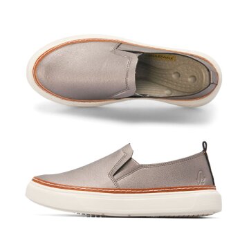 데이워크 발편한 아치깔창 여성 슬립온 다온 메탈그레이 (DW2007-GM)