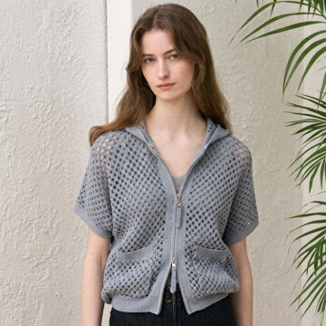 썸머 크로셰 점퍼[애쉬그레이]