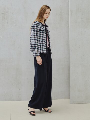 매트 플루이드 세미 와이드 슬랙스 