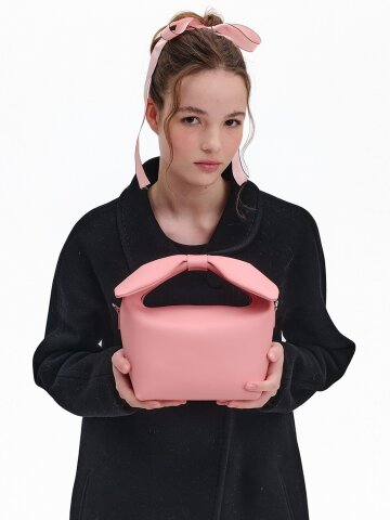 린지보우 리본 투웨이백_핑크