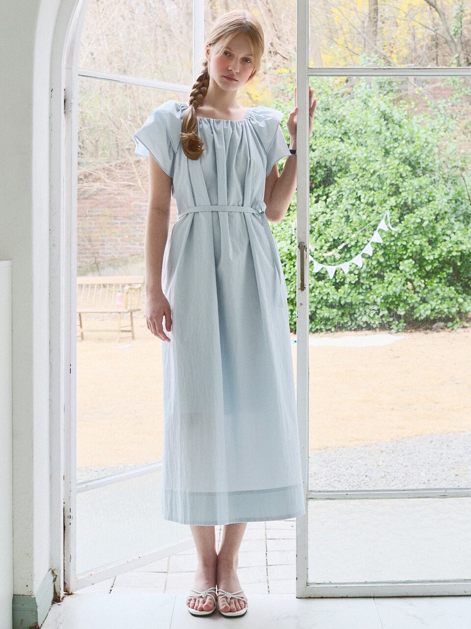 [5차] Soft shirring string dress_2 Colors