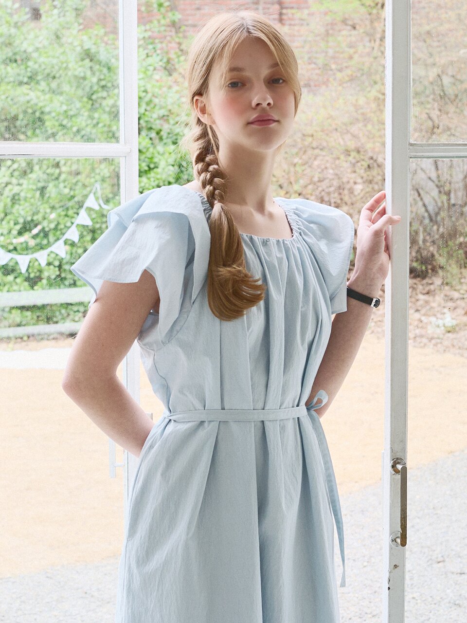 [5차] Soft shirring string dress_2 Colors