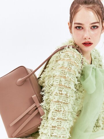 모니카 이태리 레더 숄더백_모카 브라운