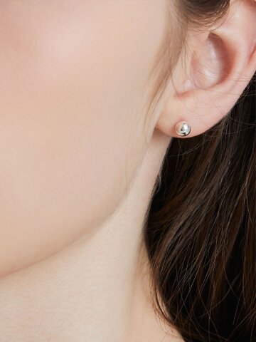 [Silver925] 은볼 미니귀걸이 3종