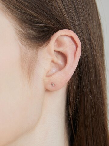 [Silver925] 초미니 콩 귀걸이