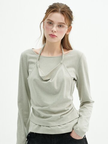 에이벨 홀터넥 원 웨어 티