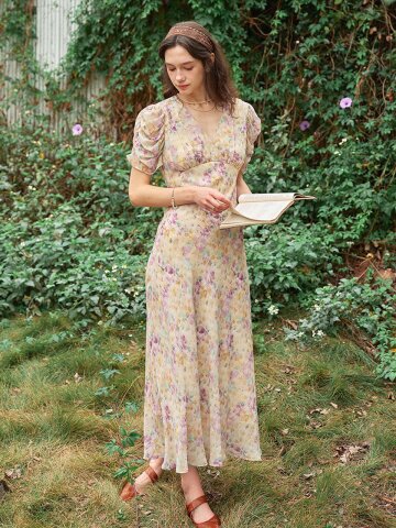 SR_Slimming tea break dress