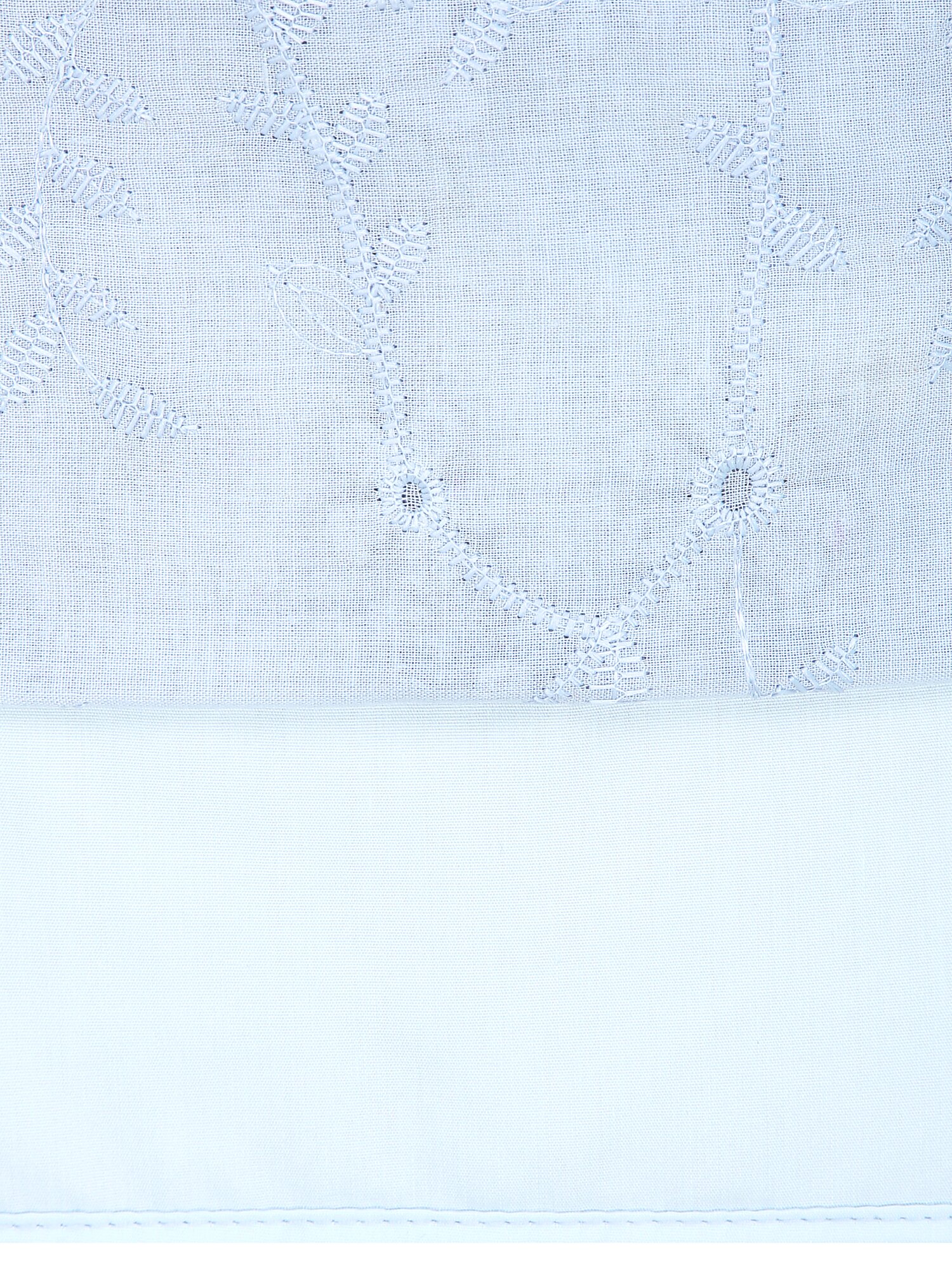 플라워 백 밴딩 A라인 스커트 (LIGHT BLUE)