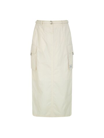 캐주얼 포켓 백 밴딩 H라인 스커트 