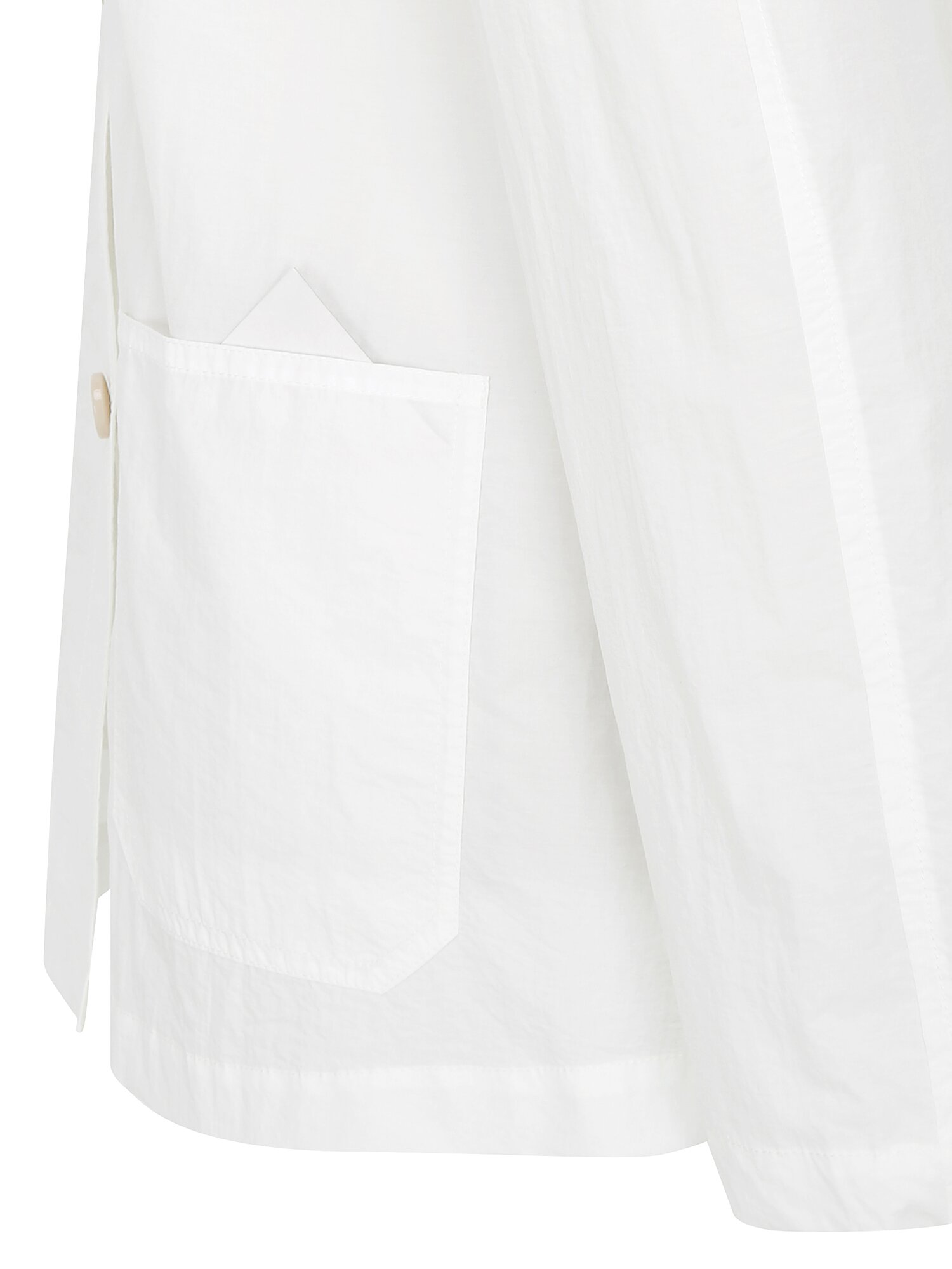 오버핏 코튼 포켓 셔츠 재킷 (WHITE)