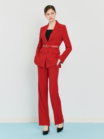 슬림핏 세미 부츠컷 팬츠 