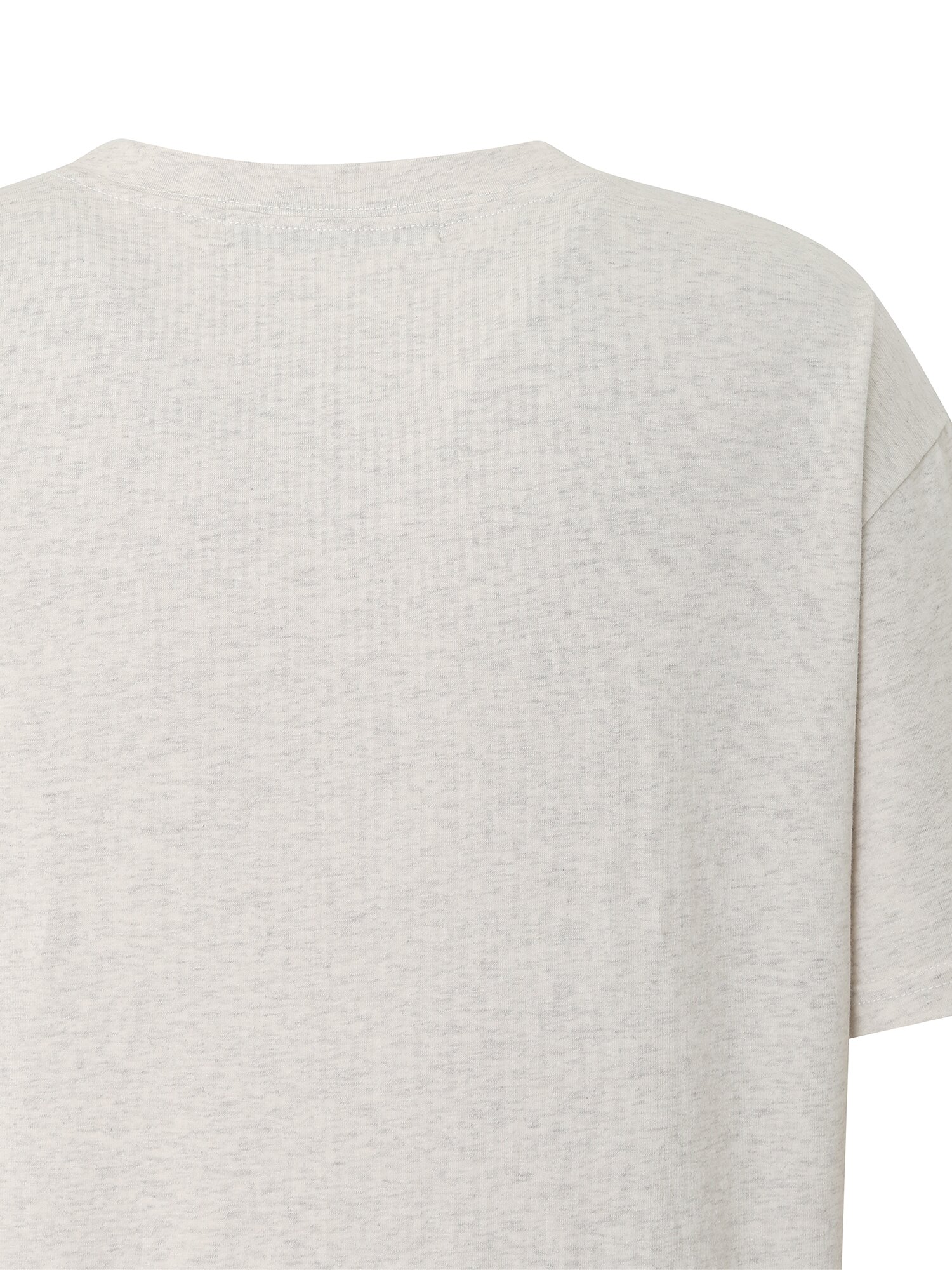 그래픽 라운드넥 티셔츠 (OATMEAL)