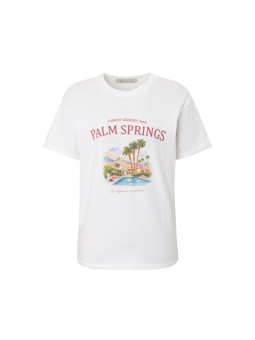 그래픽 프린팅 라운드넥 티셔츠 