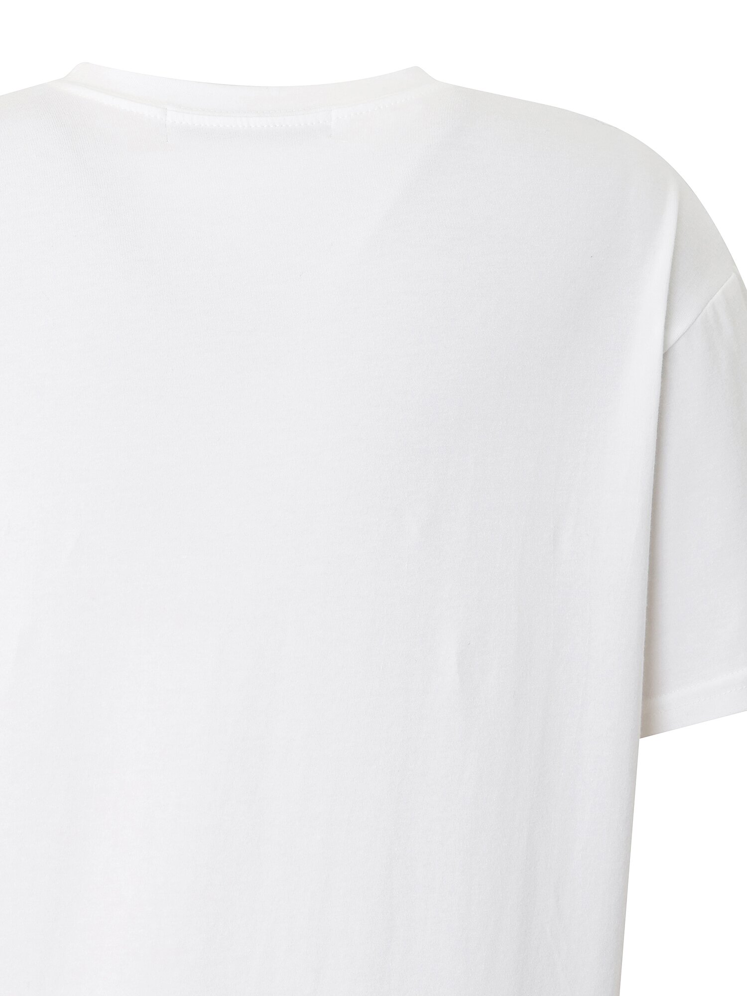 그래픽 프린팅 라운드넥 티셔츠 (WHITE)