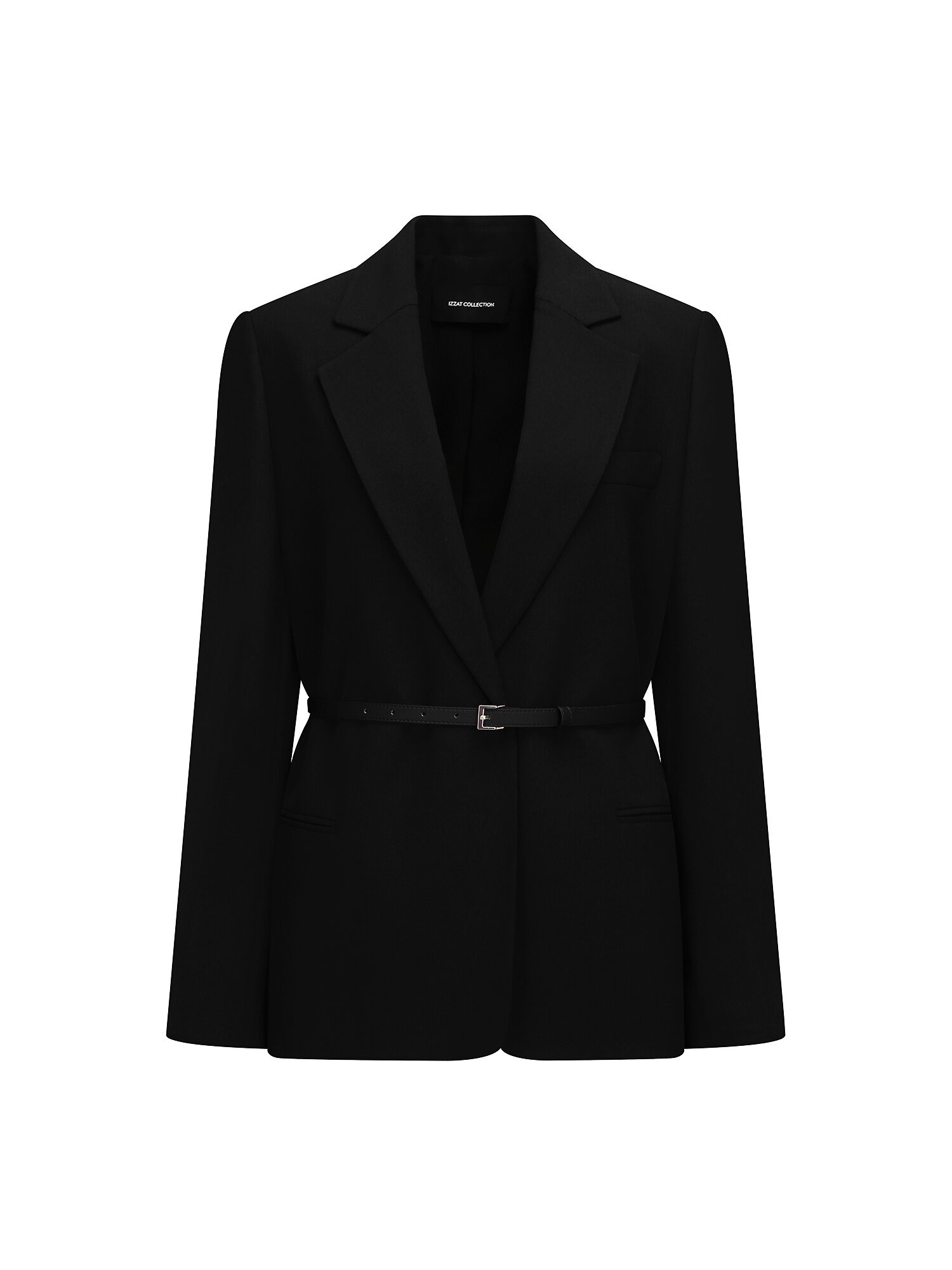 미니멀 테일러드 싱글 재킷 (BLACK)