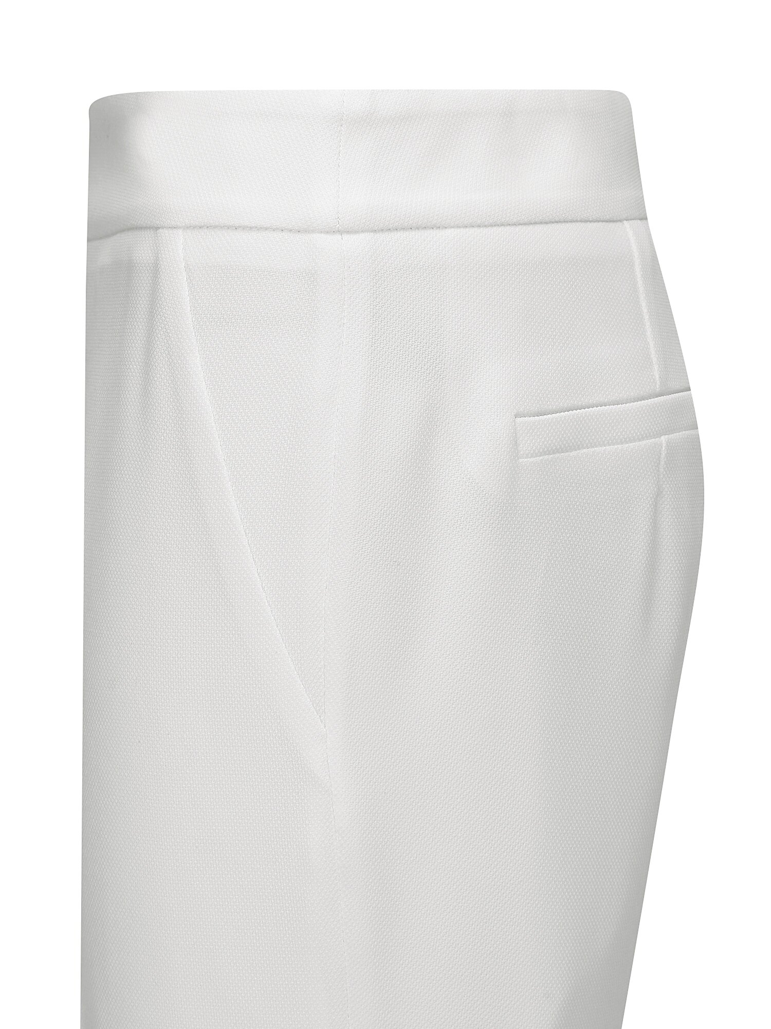 슬림핏 세미 부츠컷 팬츠 (IVORY)
