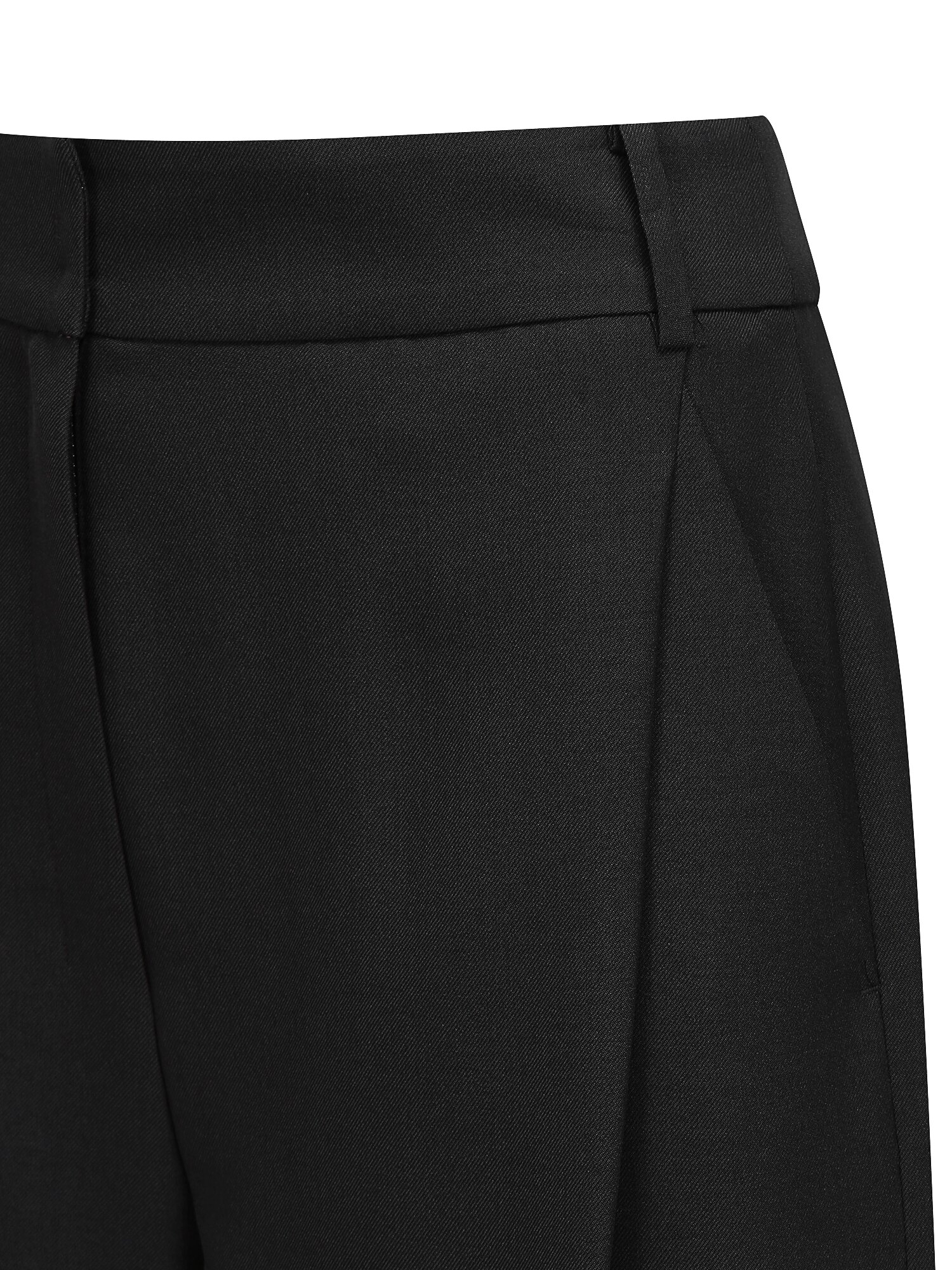 벨티드 사이드 턱 와이드 팬츠 (DARK GREY)