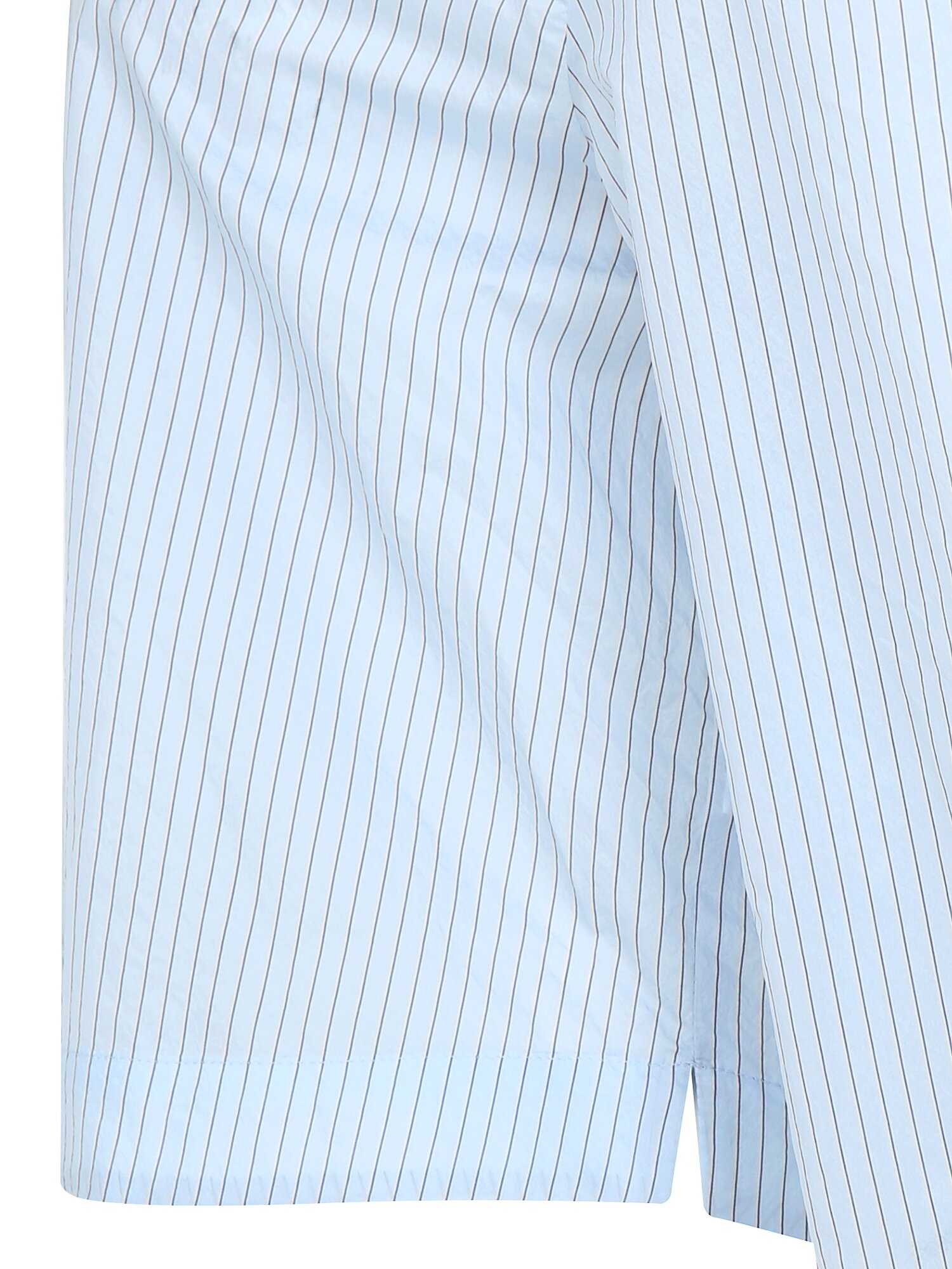 시스루 스트라이프 후드 점퍼 (STRIPE BLUE)