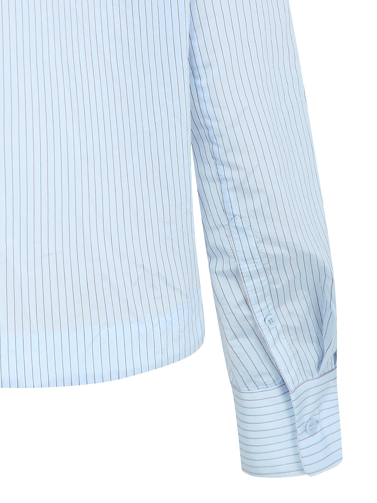 시스루 스트라이프 후드 점퍼 (STRIPE BLUE)