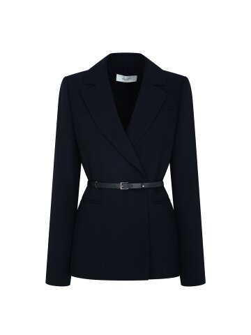 미니멀 히든 싱글 투버튼 재킷 