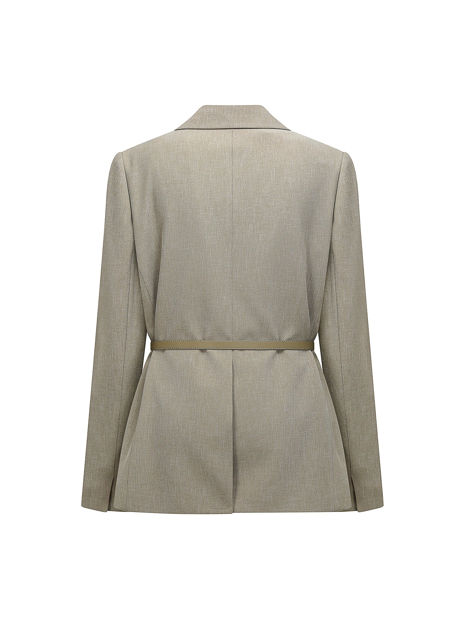 미니멀 테일러드 싱글 재킷 (DARK BEIGE)