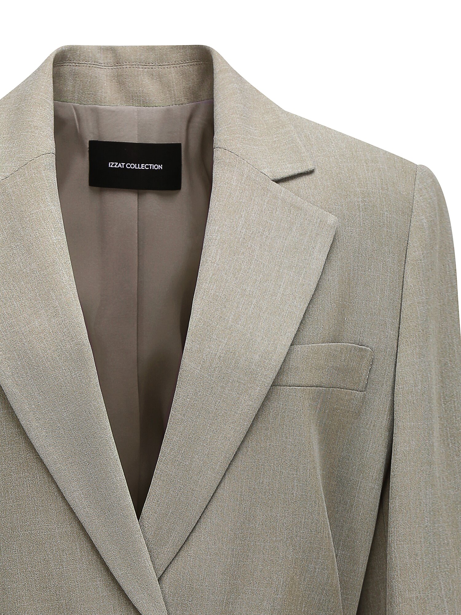 미니멀 테일러드 싱글 재킷 (DARK BEIGE)