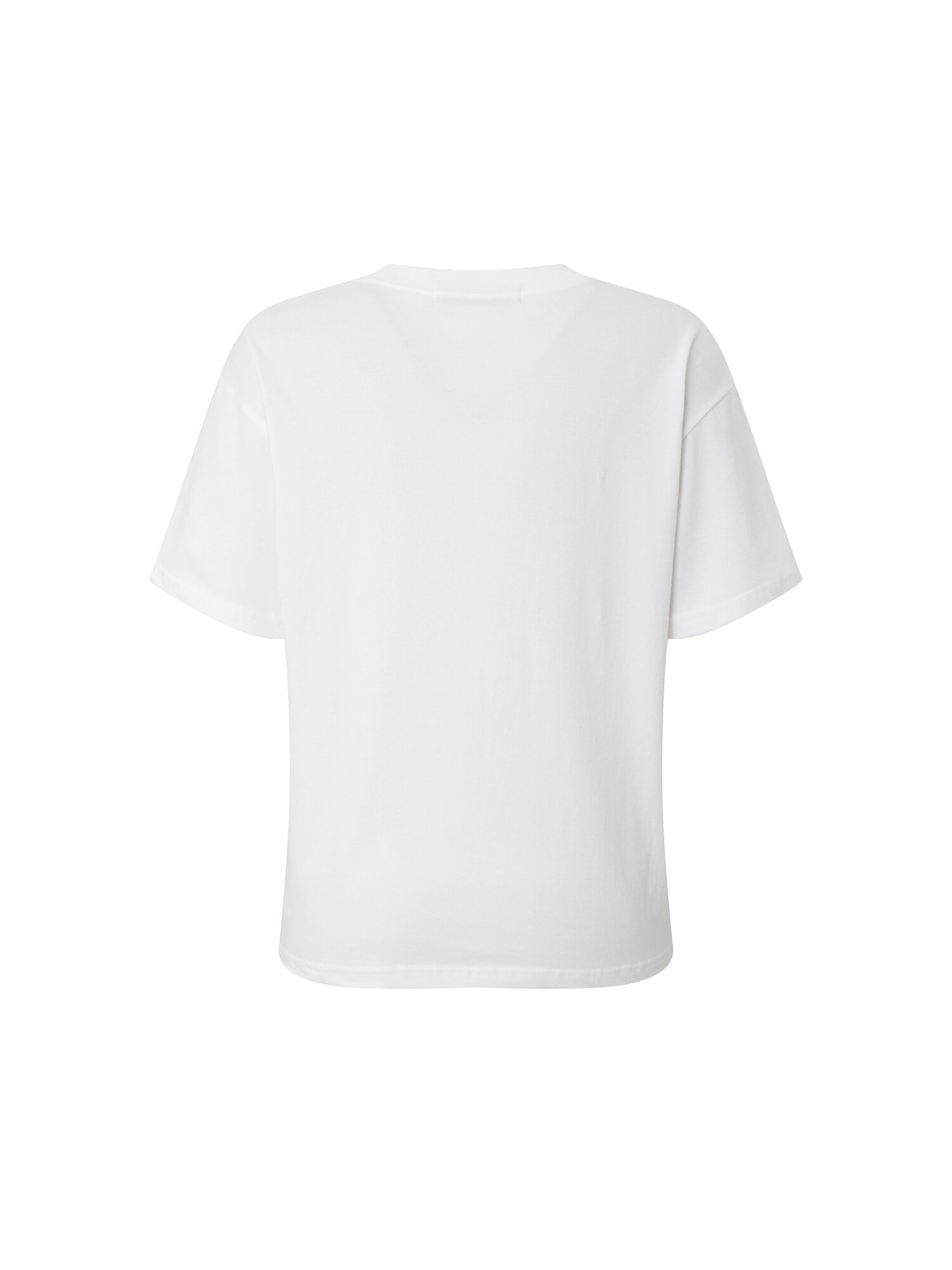 그래픽 라운드넥 티셔츠 (WHITE)