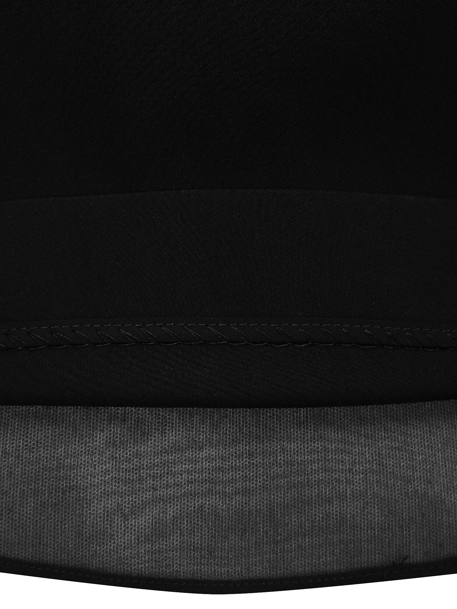 7부 라운드넥 케이프 재킷 (BLACK)