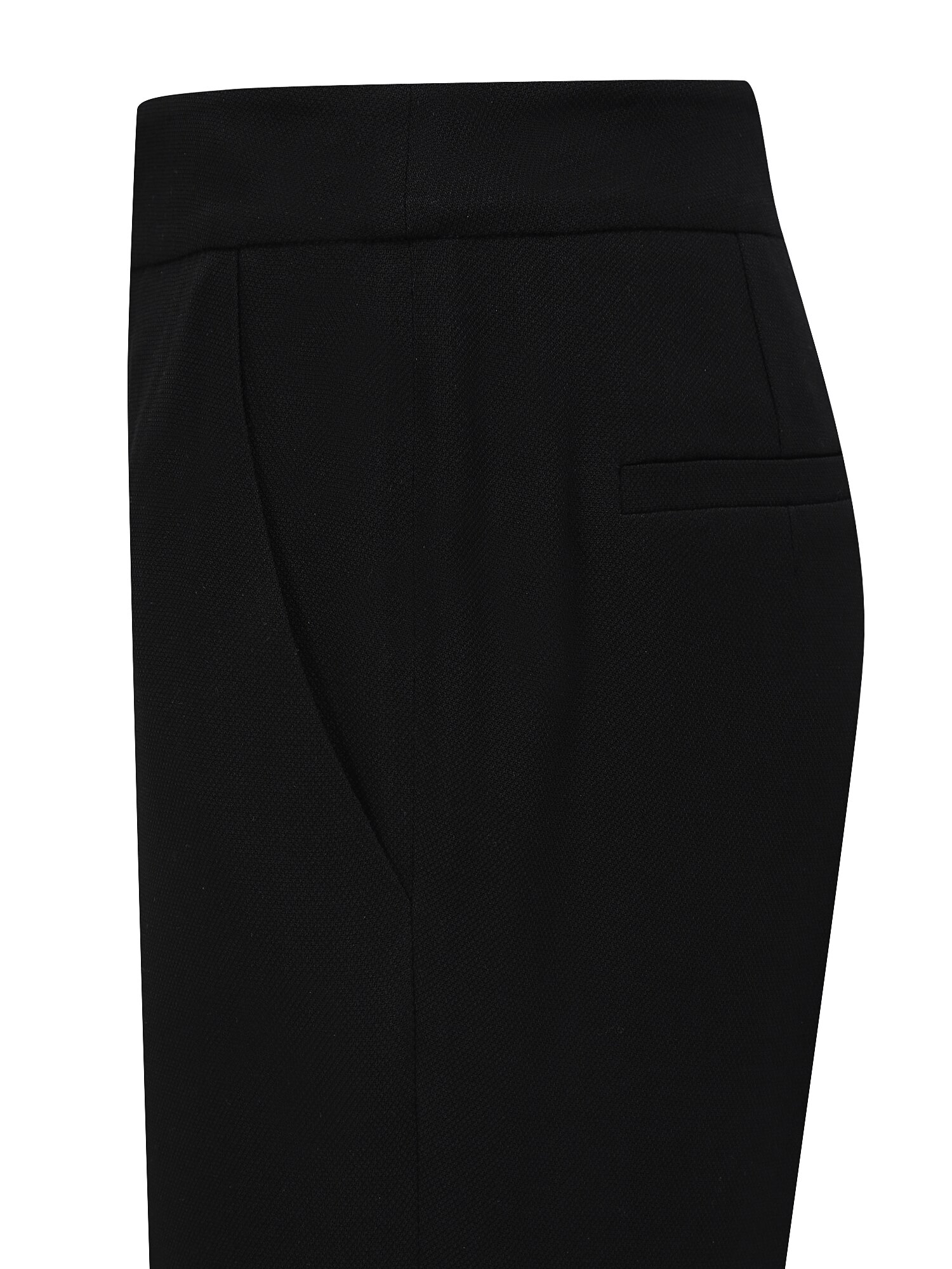 슬림핏 세미 부츠컷 팬츠 (BLACK)