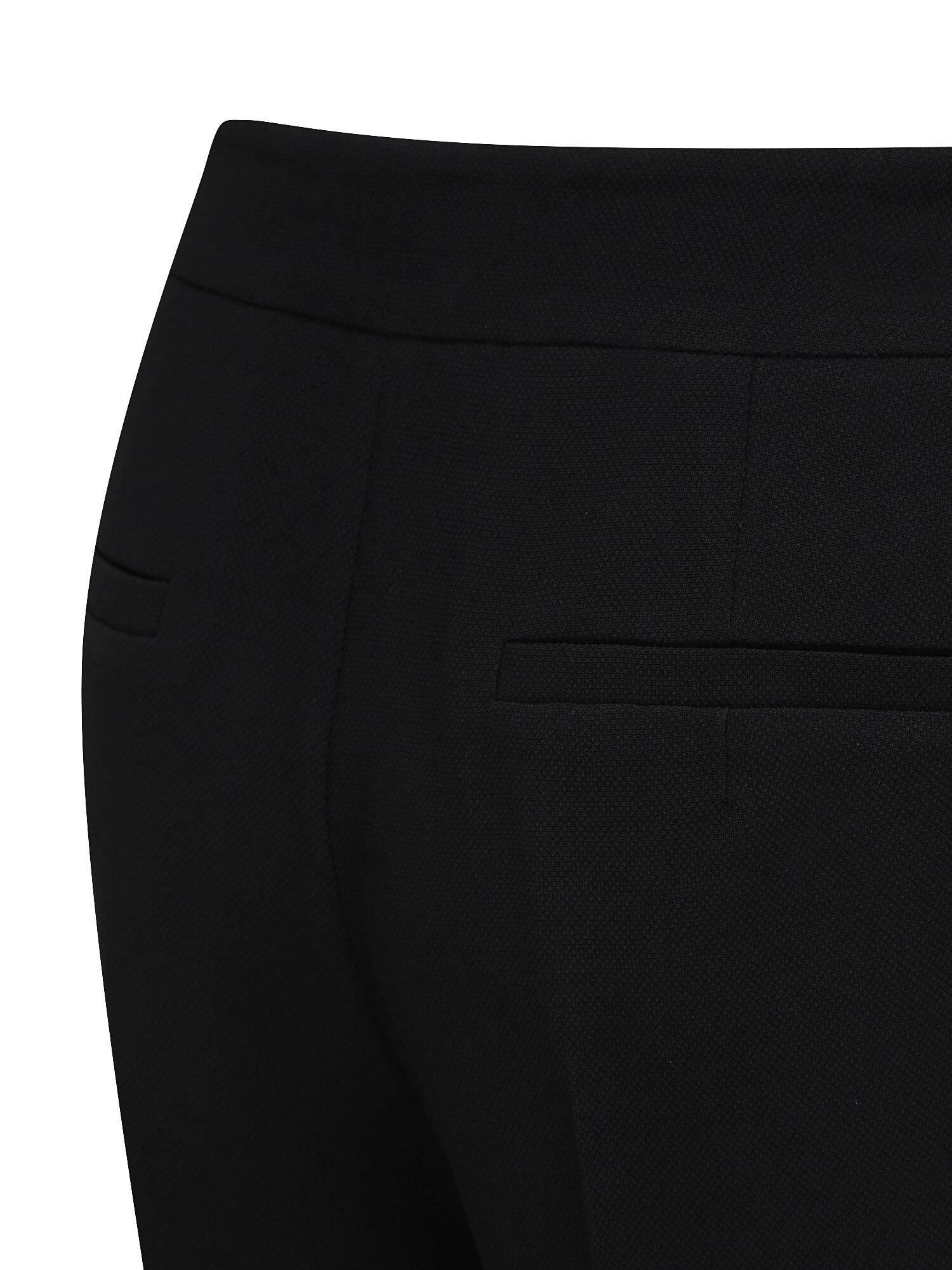 슬림핏 세미 부츠컷 팬츠 (BLACK)