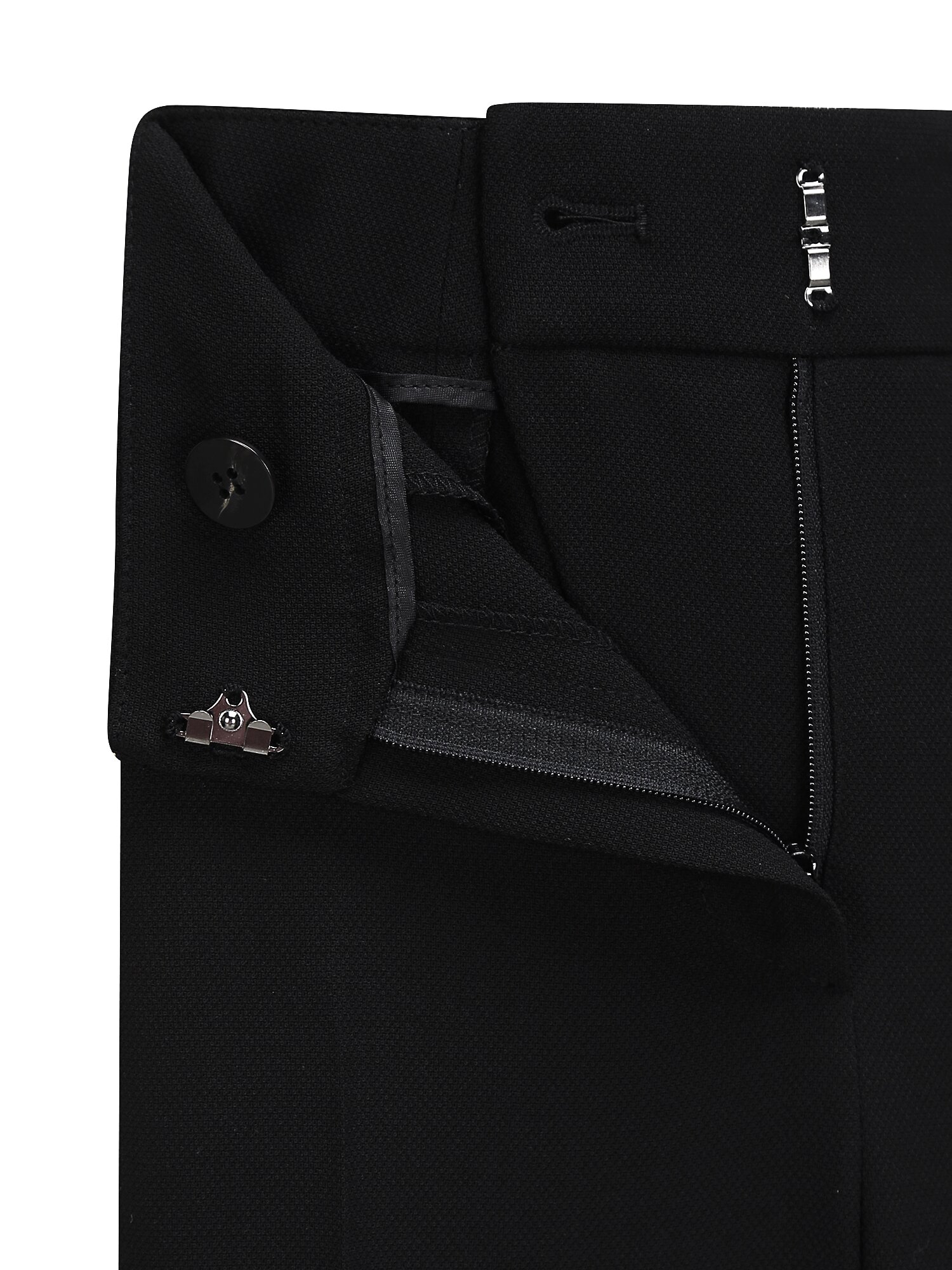 슬림핏 세미 부츠컷 팬츠 (BLACK)