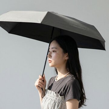 HICKIES 초초경량 UV암막 여름 데일리 자외선차단 휴대 접이식 육각 양우산 UV30