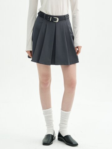 엘야 플리츠 미니 스커트