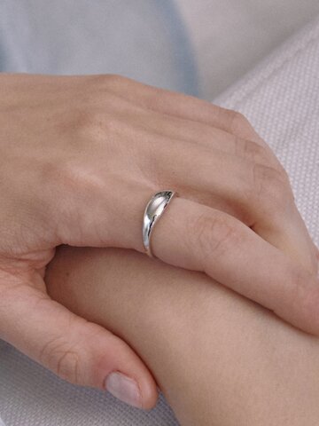 925실버 애시 볼륨 반지