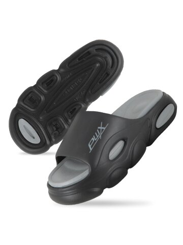 PWX Cloud 키높이 쿠션 EVA 남여공용 슬리퍼 블랙