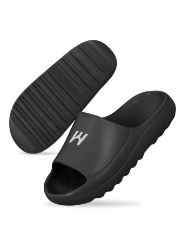 PWX Frank EVA 말랑 쿠션 남여공용 슬리퍼 블랙