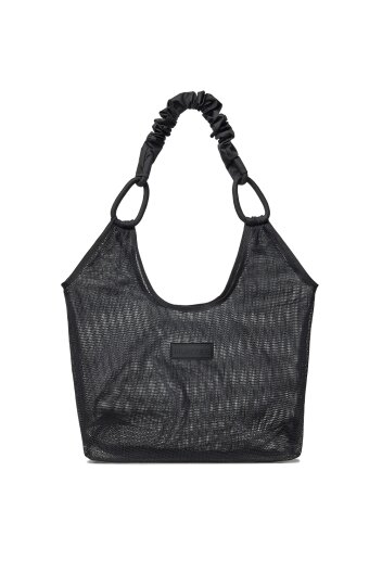 [UNISEX] 트래블 메쉬 숄더백 - 블랙 HEUK303BSZBLK