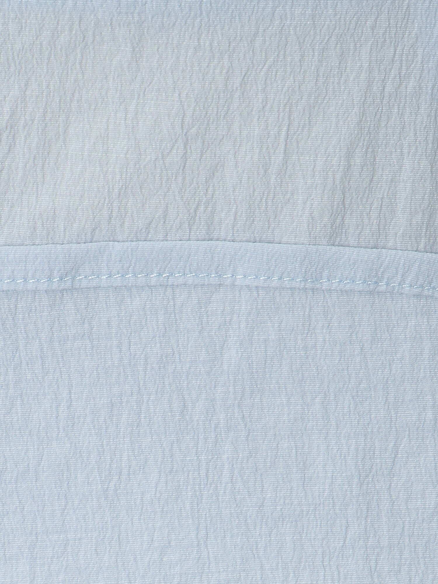 라운드넥 퍼프 블라우스 (SKY BLUE)