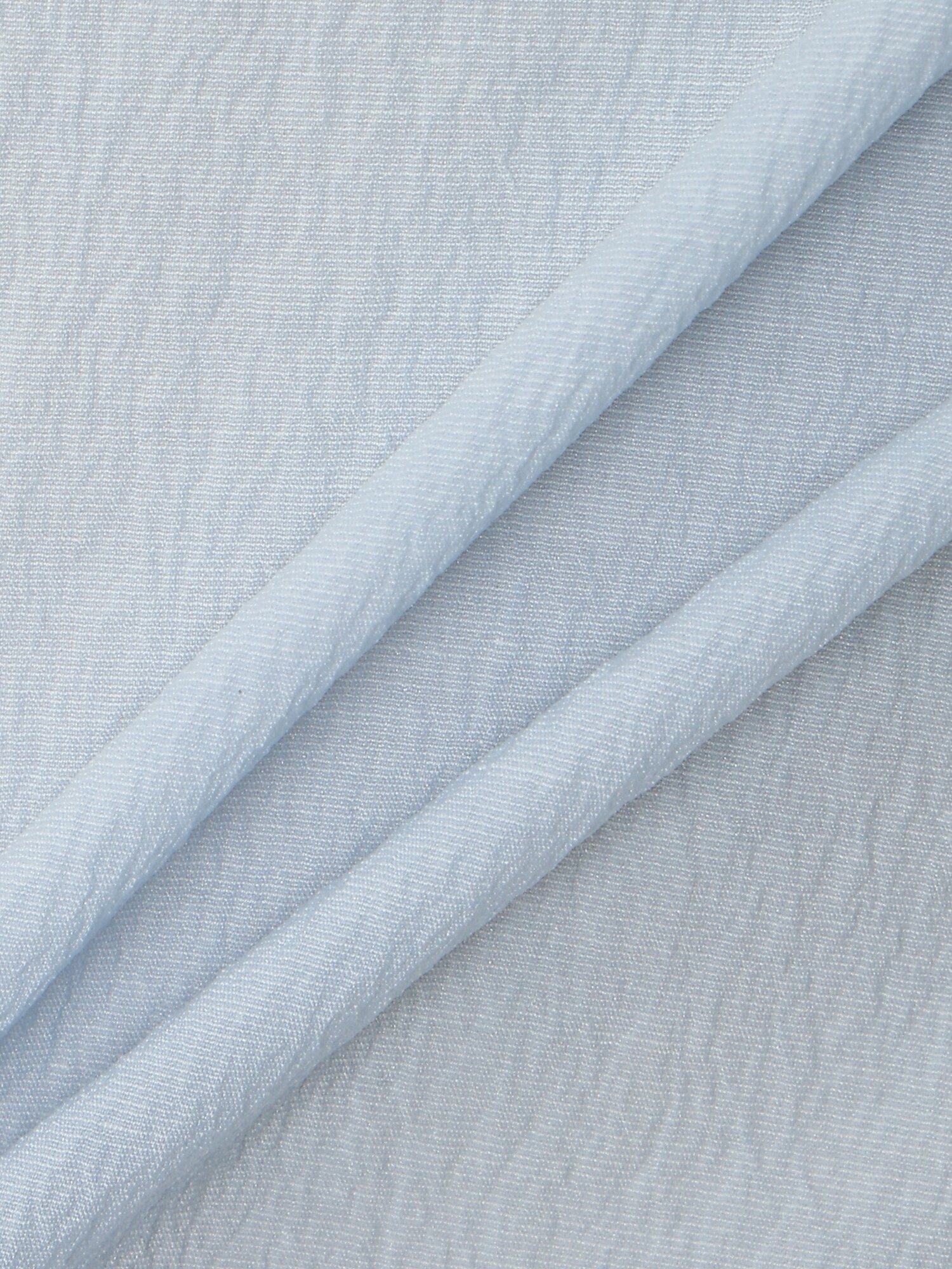 라운드넥 퍼프 블라우스 (SKY BLUE)