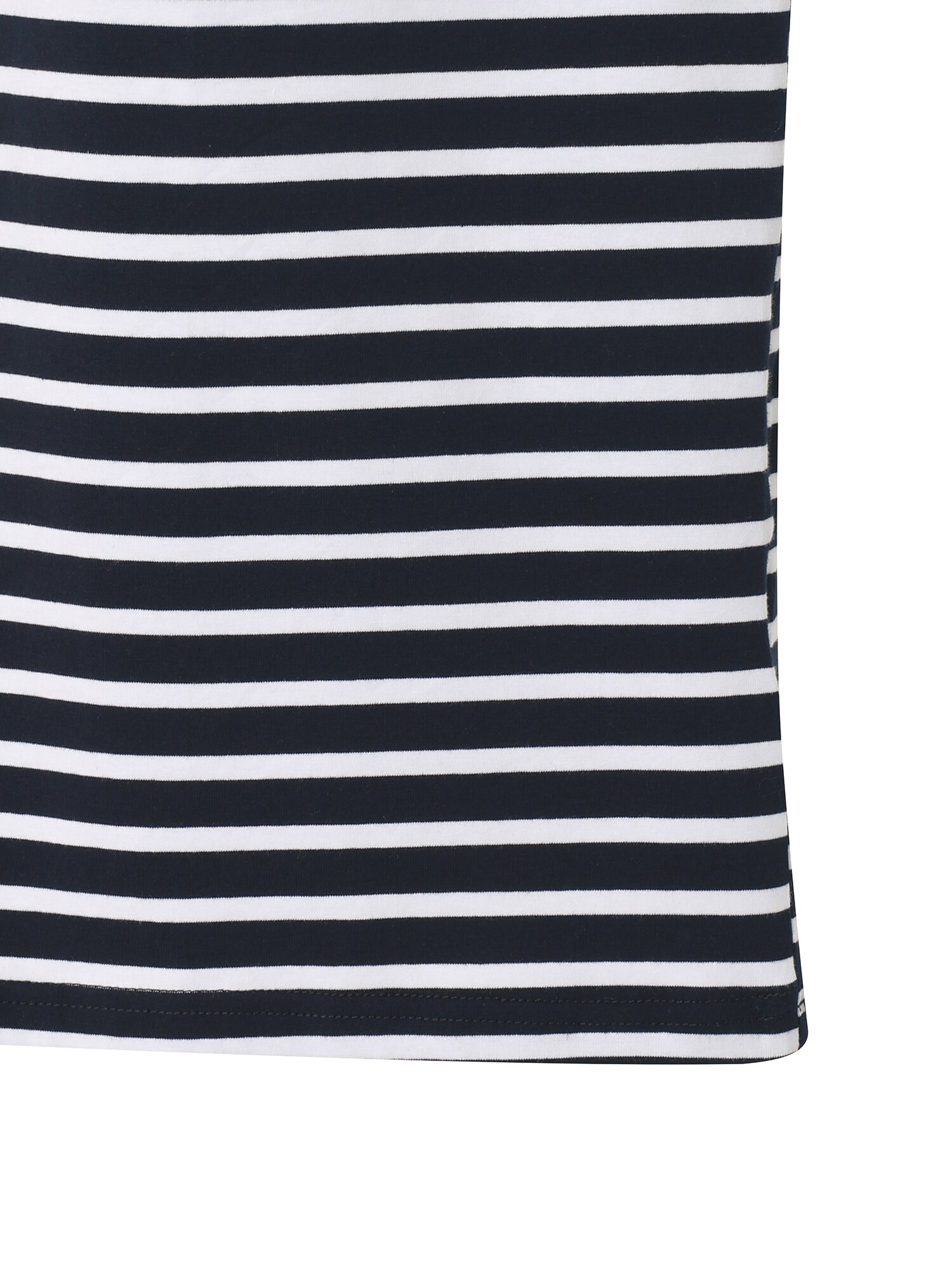 자수 포인트 스트라이프 티셔츠 (STRIPE NAVY)