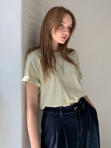 데끼 라운드 반팔 티셔츠 (8colors)