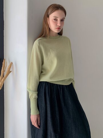 루즈핏 라운드 니트 (5colors)