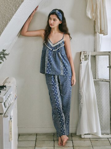 쎈디 나시 투피스 네이비 (32수)