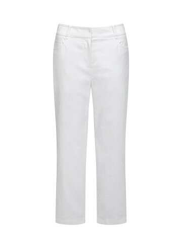 린넨 백 밴딩 배기핏 크롭 팬츠 