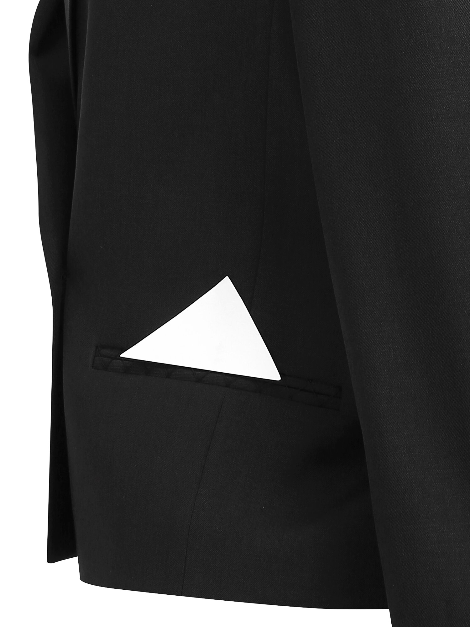 스티치 포켓 더블 크롭 재킷 (DARK GREY)