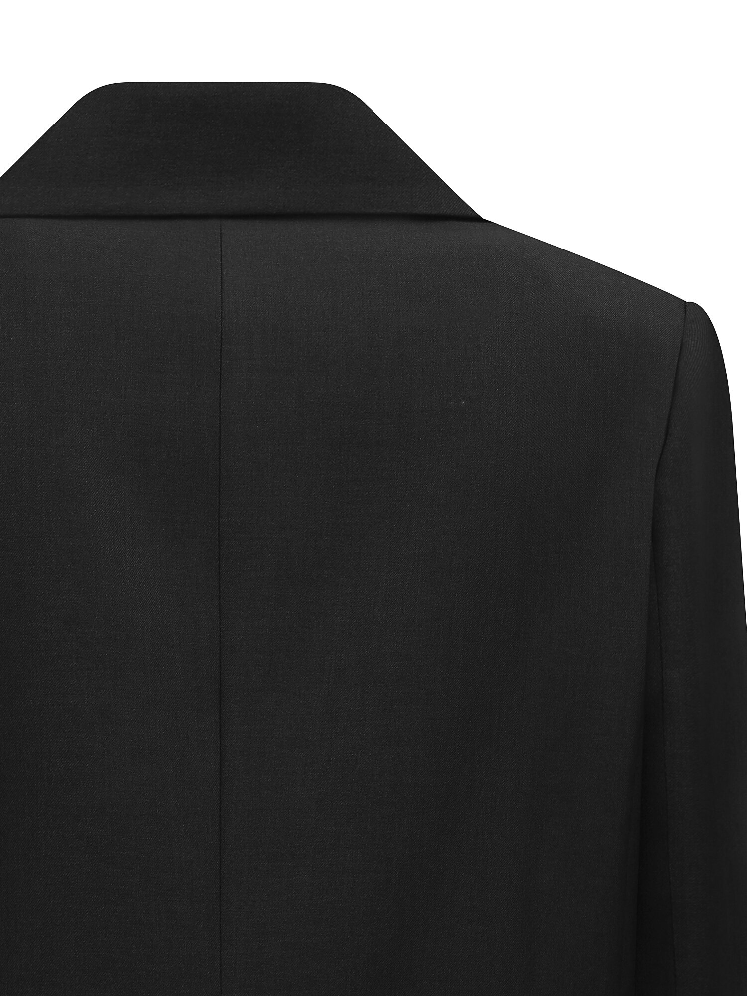 스티치 포켓 더블 크롭 재킷 (DARK GREY)